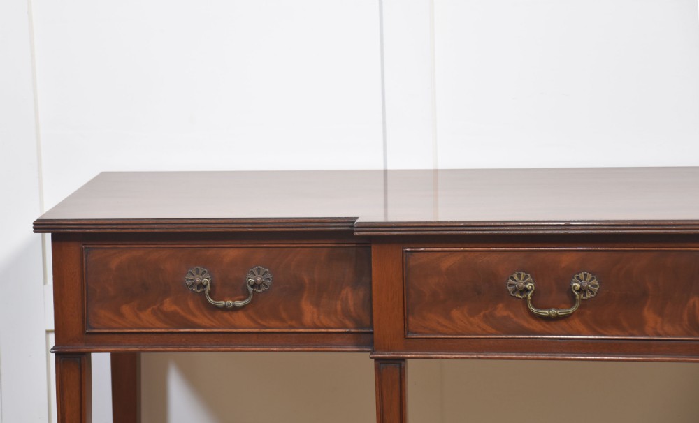 Large mahogany hall table View II