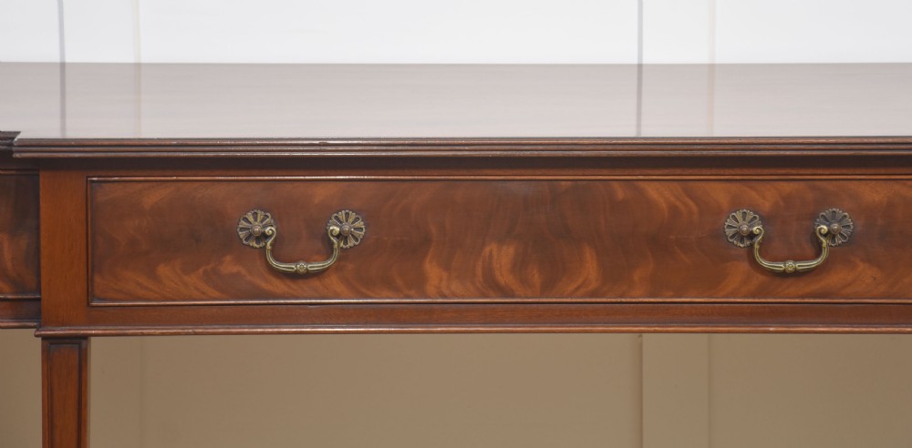 Large mahogany hall table View VIII