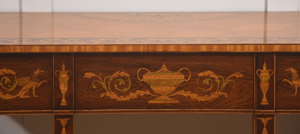 Sheraton Style Marquetry Side Table View III