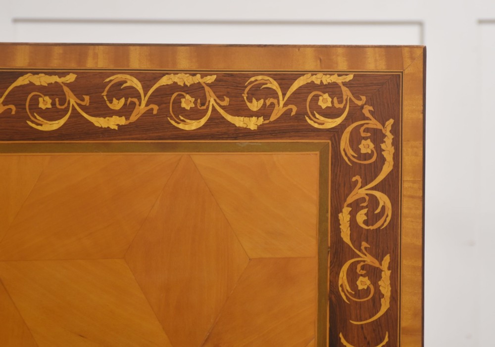 Sheraton Style Marquetry Side Table View XII