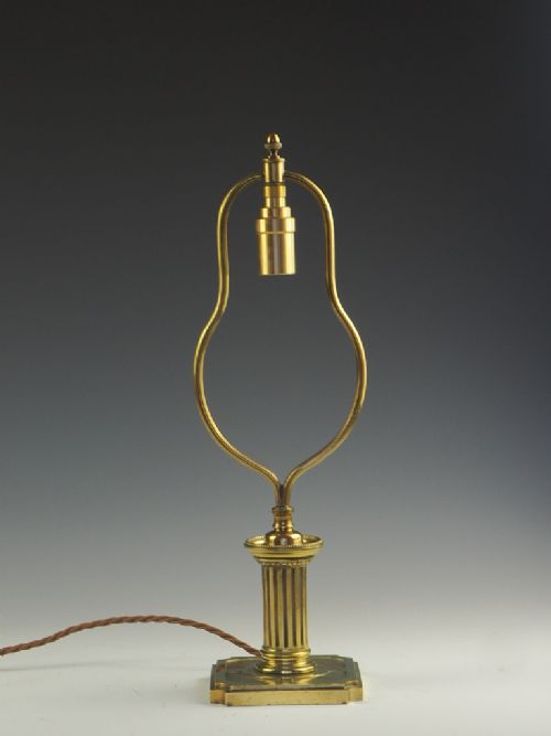 Gagneau Paris Antique 19th Century Brass Table Lamp