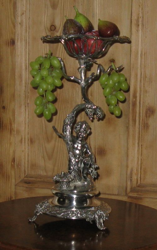Fine Victorian Silver Plated Table Centre Fruit Stand Circa 1880