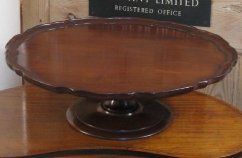 Edwardian Mahogany Lazy Susan Circa 1910