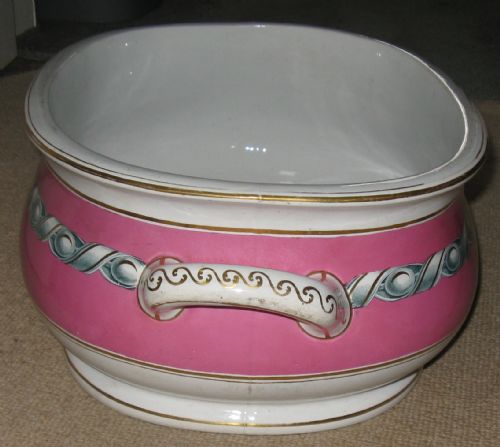 fig 1. Fine Victorian Copeland Design Registered Footbath 1859