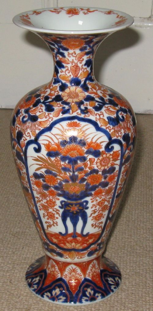 Fine Japanese Signed Imari Vase C1880