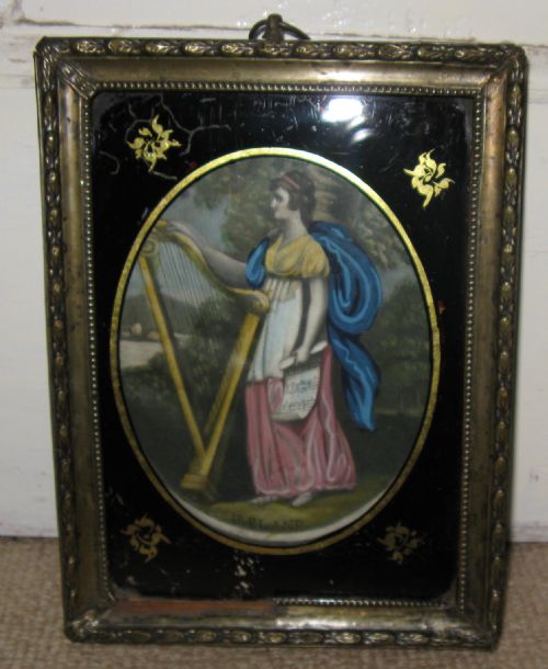Hand-coloured Print of 'Ireland' in Original Frame J. Hinton 1804