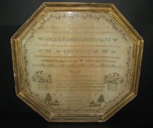 Sampler - Georgian Octagonal - Mary Ann Spurrell 1800