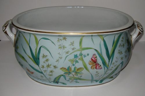 fig 1. FOOTBATH - RIDGWAY, SPARKS & RIDGWAY - DUCK EGG BLUE c1870