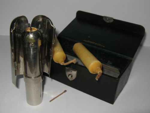Houghton & Gunn Campaign Travelling Candle Lamp C1890