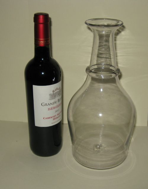 Unusual 19th Century Magnum Carafe
