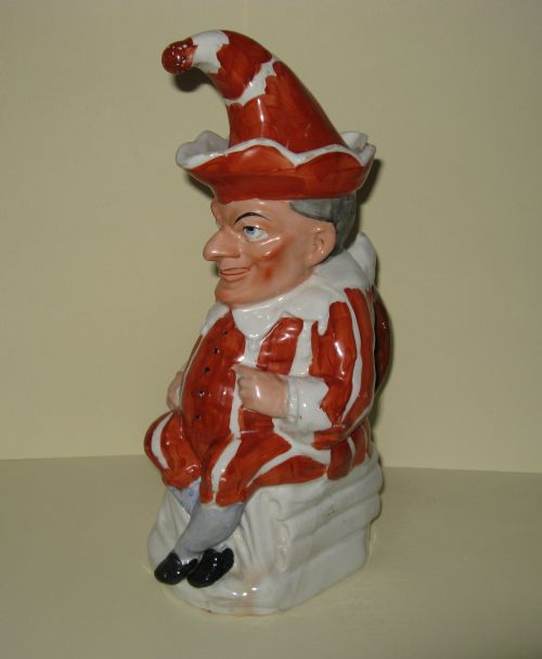 Staffordshire Mr. Punch Toby Jug 1890