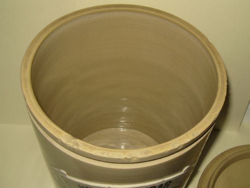 fig 1. LARGE DENBY HOUSEKEEPER'S 'WHITE SUGAR' STORAGE JAR c1900