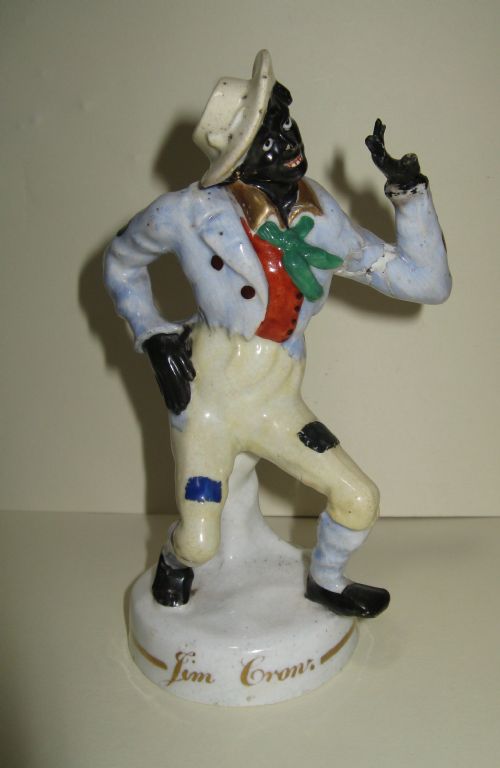 Victorian Staffordshire Figure of Jim Crow C1850