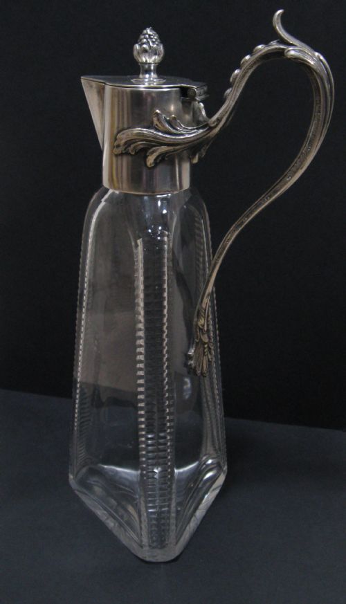 Victorian Silver Plated Claret Jug Circa 1890