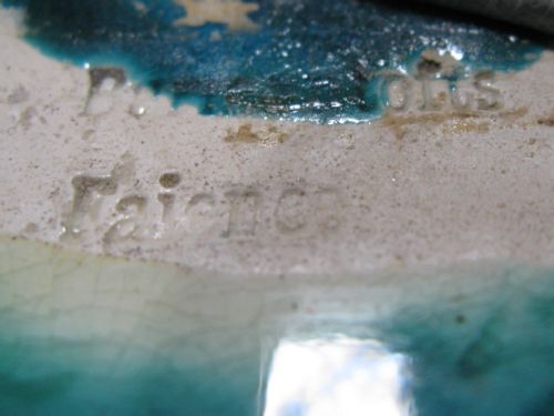 fig 1. BURMANTOFTS FAIENCE ART POTTERY MIRROR FRAME c1890