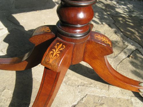 fig 2. FINE REGENCY INLAID MAHOGANY CARD TABLE c1820