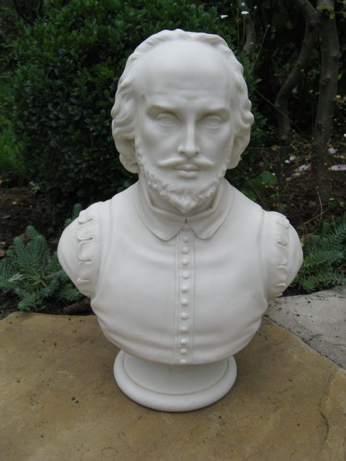 Wedgwood & Sons Parian Ware Carrara Bust of William Shakespeare C1860