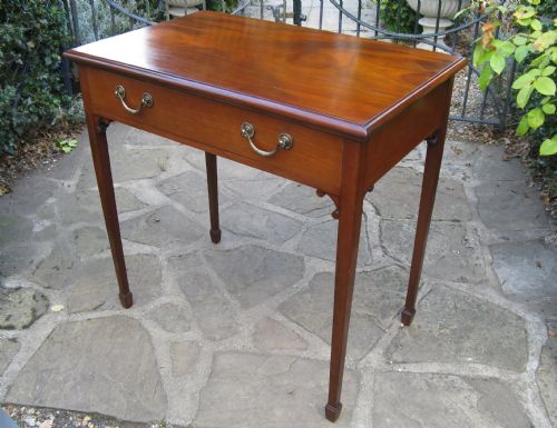 Queen Mary's Sandringham Workshops Mahogany Side Table C1920