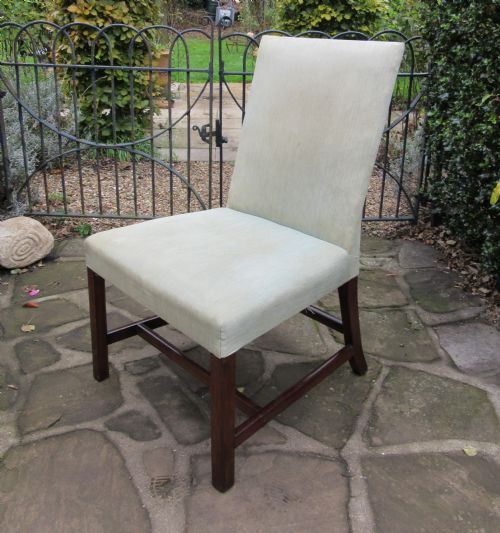 Georgian Mahogany Gainsborough Style Side Chair Circa 1780
