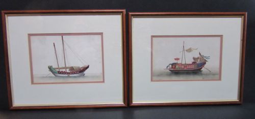 Two 19th Century Chinese Paintings on Rice Paper