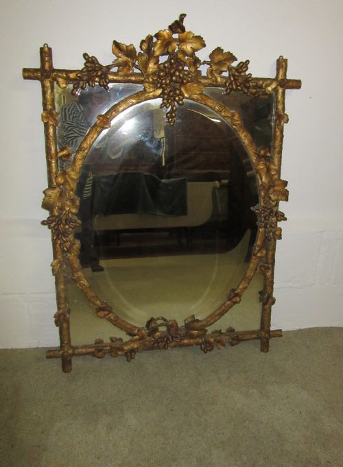 Victorian Gilt Mirror Circa 1880