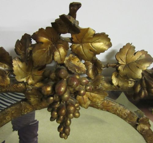 fig 1. VICTORIAN GILT MIRROR circa 1880