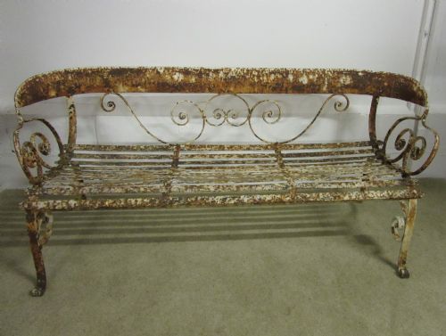 Fine Antique Garden Seat Circa 1860
