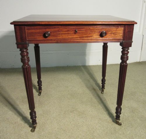 FINE GEORGIAN MAHOGANY GILLOWS STYLE WRITING TABLE CIRCA 1820 - ADDITIONAL PHOTO 2