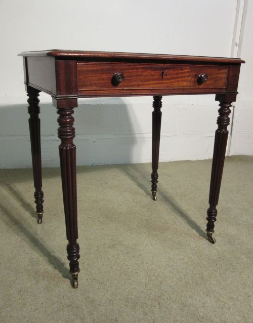 FINE GEORGIAN MAHOGANY GILLOWS STYLE WRITING TABLE CIRCA 1820 - ADDITIONAL PHOTO 6