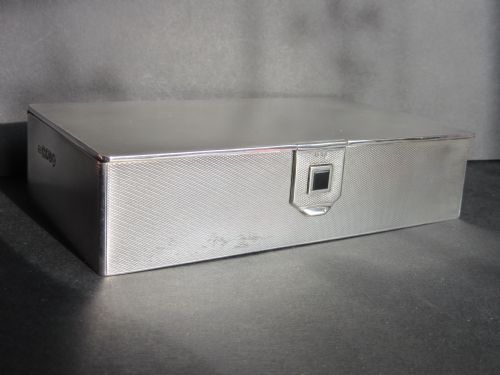 Art Deco Solid Silver Box London 1935