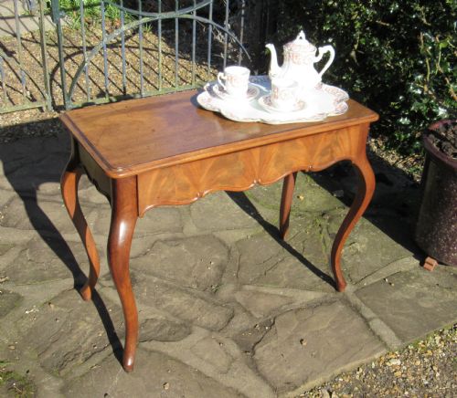 French Mahogany Coffee Table with Drawer C1900