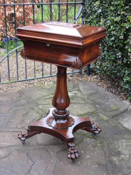Fine Regency Rosewood Work Table Circa 1830