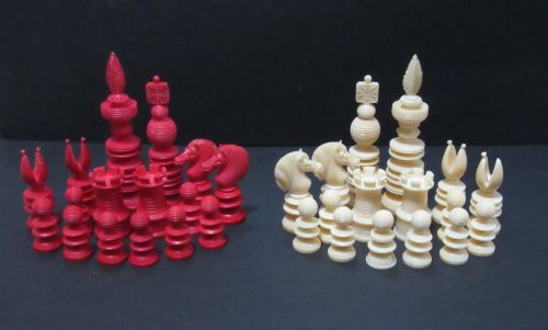 Victorian Chess Set Circa 1890