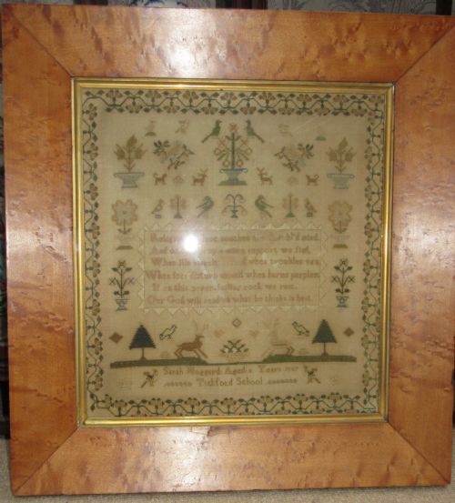 Fine Antique Tickford School Sampler 1847