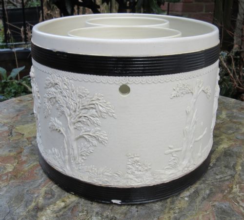 RARE ENGLISH ADAMS STONEWARE WINE COOLER C1820 - ADDITIONAL PHOTO 4