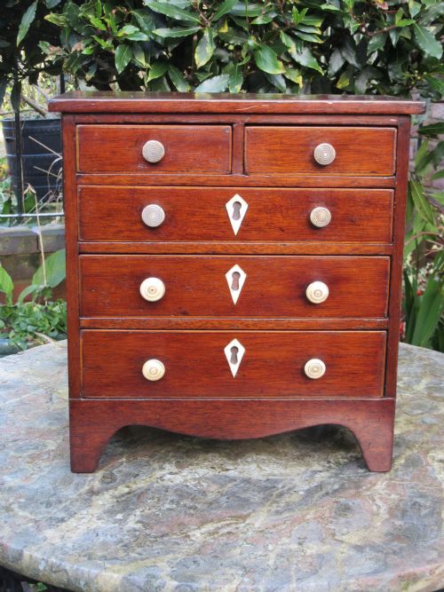Georgian Mahogany Apprentice Chest of Drawers C1820