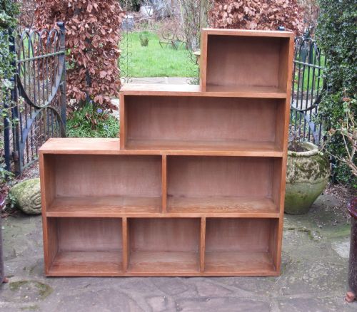 Asymmetric Modernist Open Bookcase C1930