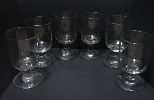 Matched Set of Six English Victorian Rummers