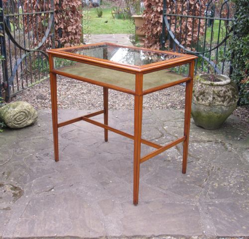 Edwardian Inlaid Satinwood Display Table C1910