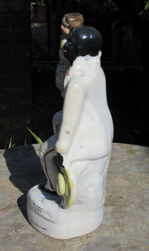 fig 1. LARGE STAFFORDSHIRE FIGURE OF UNCLE TOM & EVA c1860