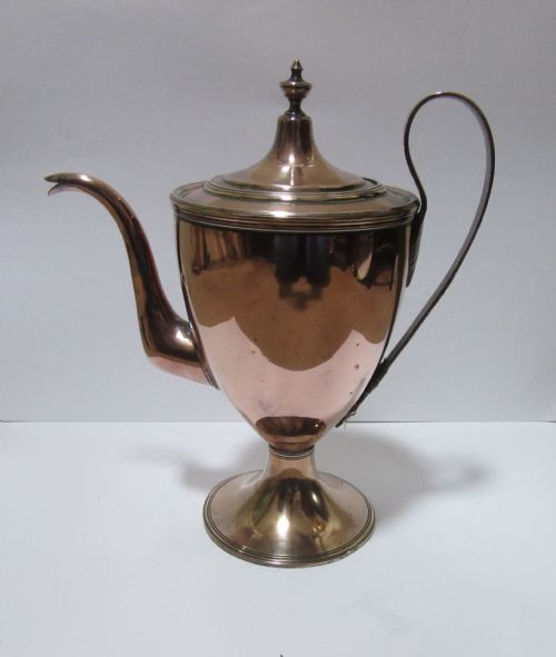 Georgian Copper Coffee Chocolate Pot C1810