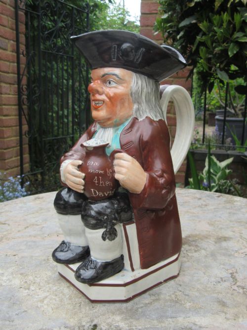 English Staffordshire Toby Jug C1850
