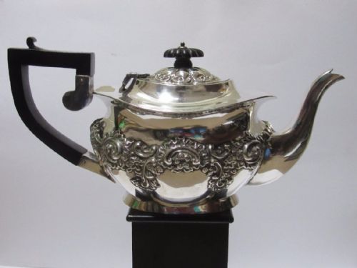 Silver Teapot Jones & Crompton Birmingham 1902