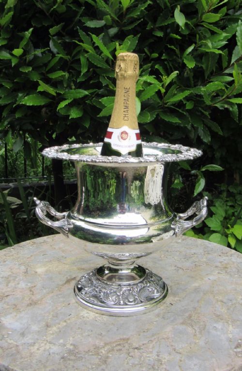 FINE OLD SHEFFIELD PLATE CAMPANA WINE COOLER C1830 - ADDITIONAL PHOTO 1