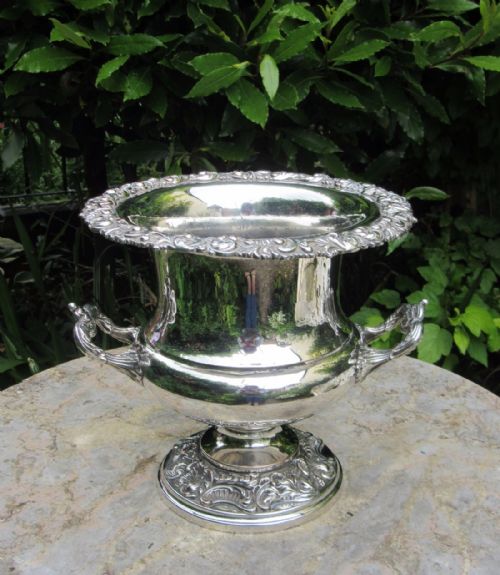 FINE OLD SHEFFIELD PLATE CAMPANA WINE COOLER C1830 - ADDITIONAL PHOTO 3