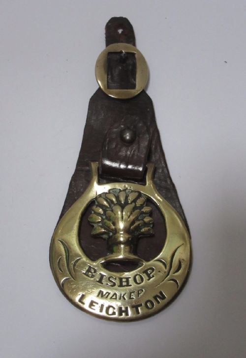 Victorian Horse Brass Bishop Leighton Buzzard