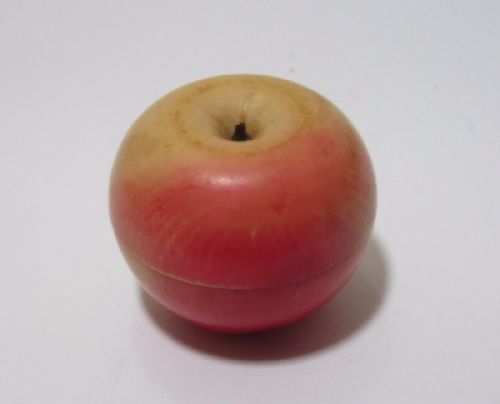 Antique Ivory Painted Apple Box C1850