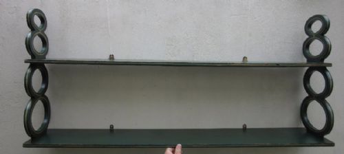 Unusual Set of Very Decorative Painted Shelves C1900