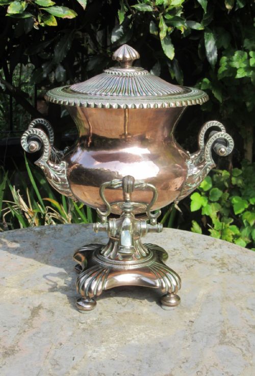 Fine Regency Copper Samovar Fuller & Son Dorking