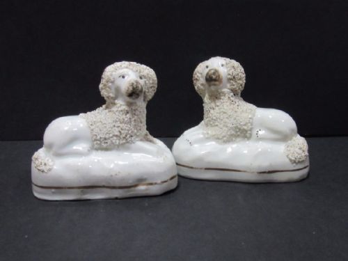 Pair of Antique Staffordshire Dogs Circa 1860